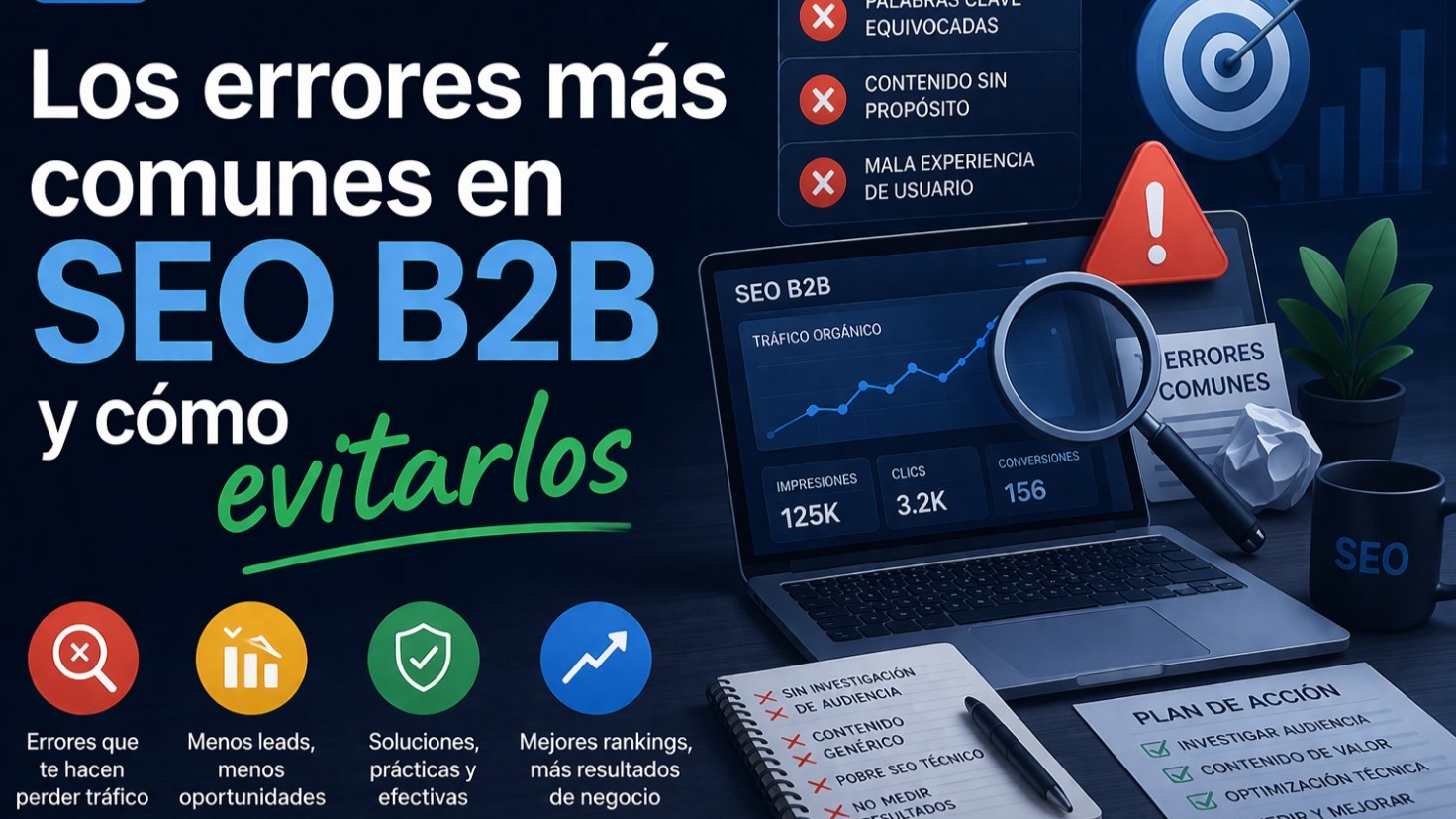 Los errores más comunes en SEO B2B y cómo evitarlos